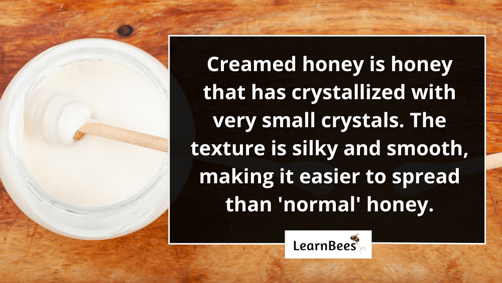 creamed honey in jars