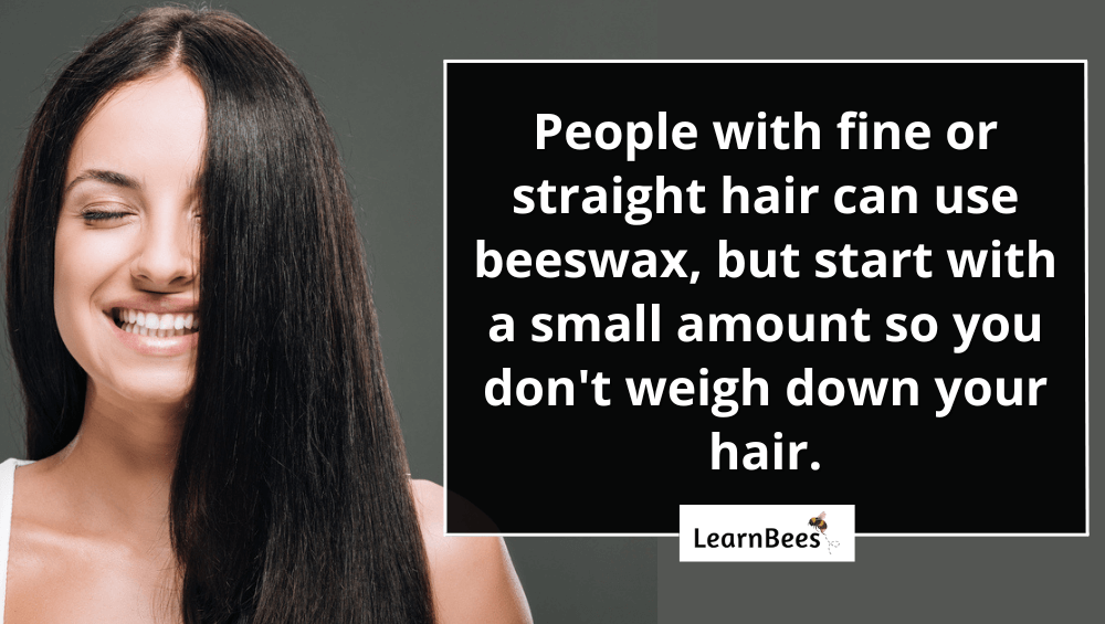 beeswax on hair