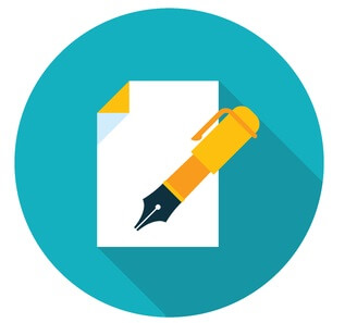 pen and paper icon