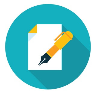 pen and paper icon